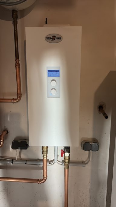 Bedienpanel der Heizungsanlage Bedienpanel der Heizungsanlage